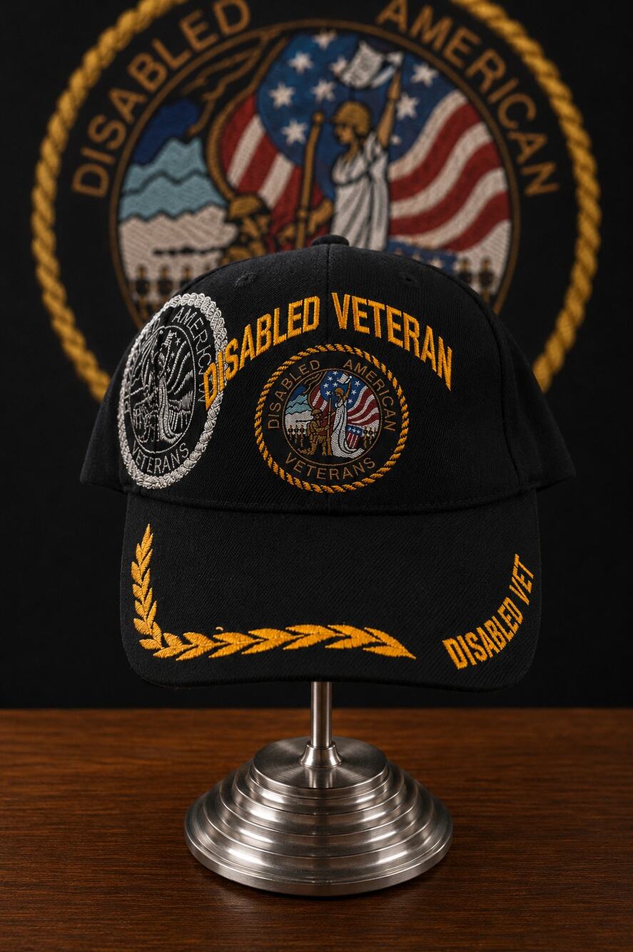Disabled American Veterans DAV Embroidered Cap Hat OSFA Adjustable